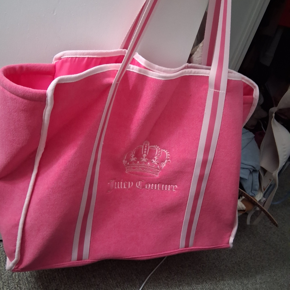 Juicy Couture Pink Crown Tote